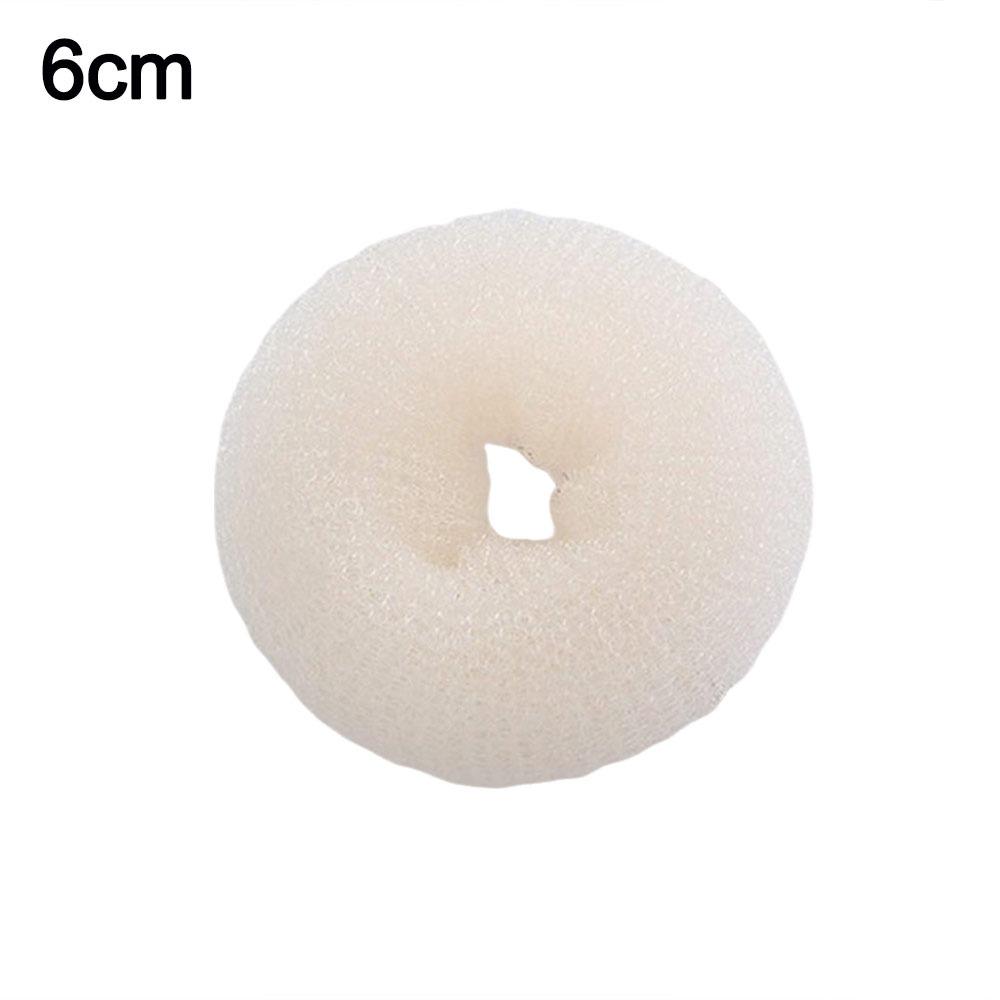 Elastic Hair Ring Nylon Donut Hair Bun Maker Durability Hair Styler  for Girls Women