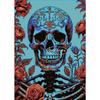 Vintage Floral Skeleton Skulls Pop Art Posters and Prints Canvas Painting Wall Picture for Living Room Home Decoration Cuadros