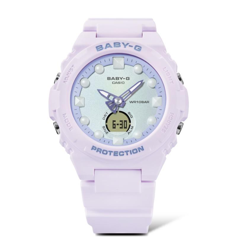 Casio Baby-G Women's Resin 100M Water Resistant Analog Shock Resistant Quartz Watch BGA-320FH-4A