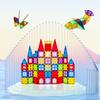 MAGBLOCK Magnetic Building Popular Educational Toy for Elementary School Girls and Christmas Gift 66-Piece Blocks, Kids, Students, Boys, Birthday,