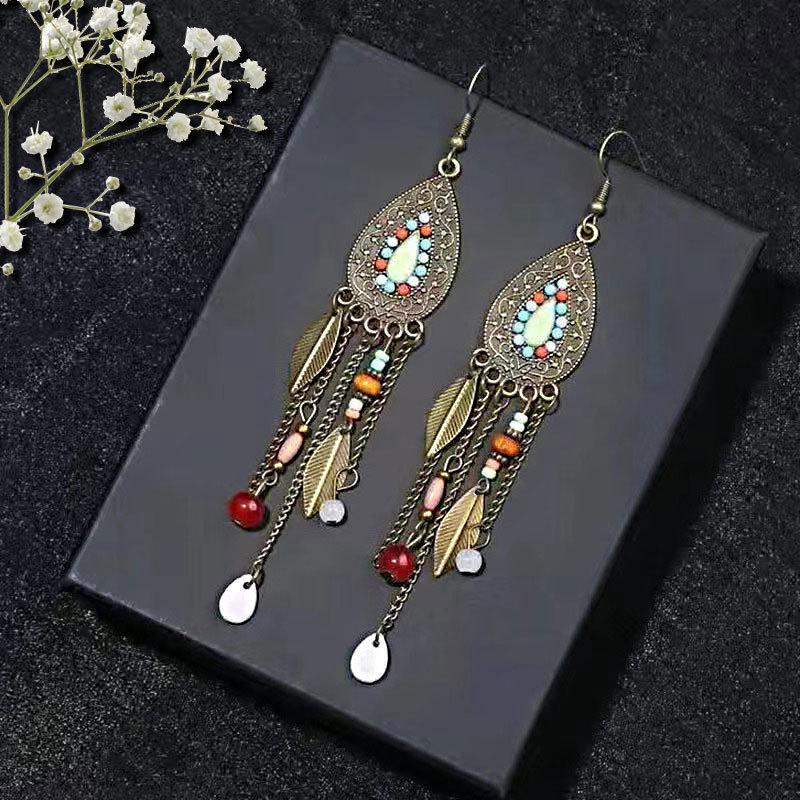 

Fashion Tassel Earrings Lightweight Dangle Design Suitable for Daily Wear and Various Occasions Stylish Accessory for Women and Girls One Size