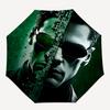 1pc Matrix, Neo Automatic Open/Close Umbrella, Christmas Gift for Men Women, Daily Travel Outdoor Use Yy251101196