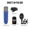 RODE Microphones NT1 Signature Series Studio Condenser Microphone Cobalt NT1SIGNATURECOBALT