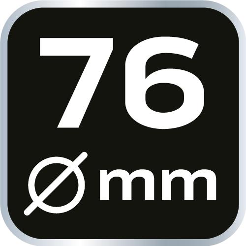 Oil filter cap 76 mm, 12-point