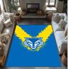 Warrington Wolves Crystal Velvet Carpet Soft Anti?Slip Floor Mat Comfortable Home Living Room Bedroom Decor Rug