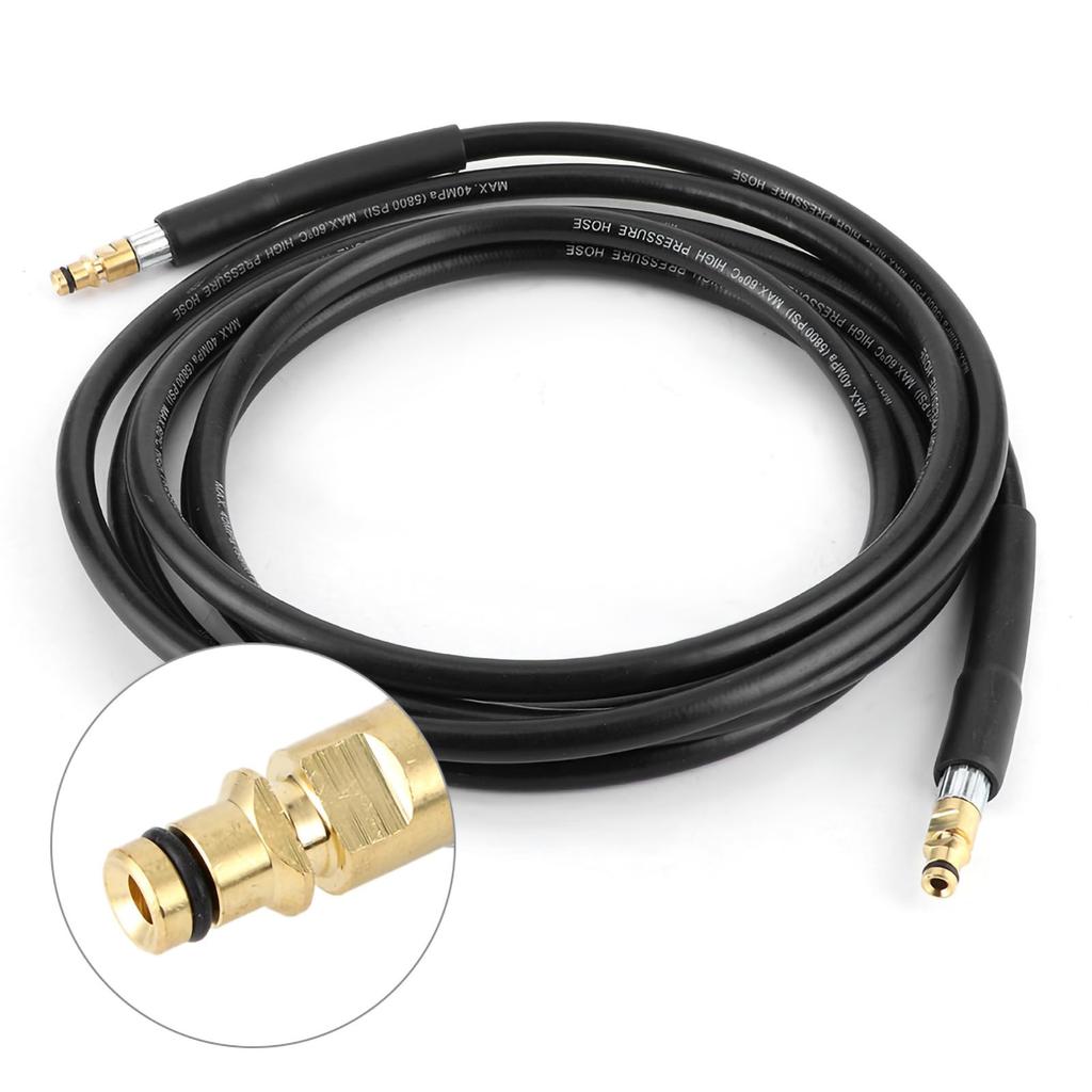 Premium High-Pressure Washer Hose with Rubber Cover, Compatible with Karcher K2, K3, K4, and K5, Standard Specification (10 Meters)