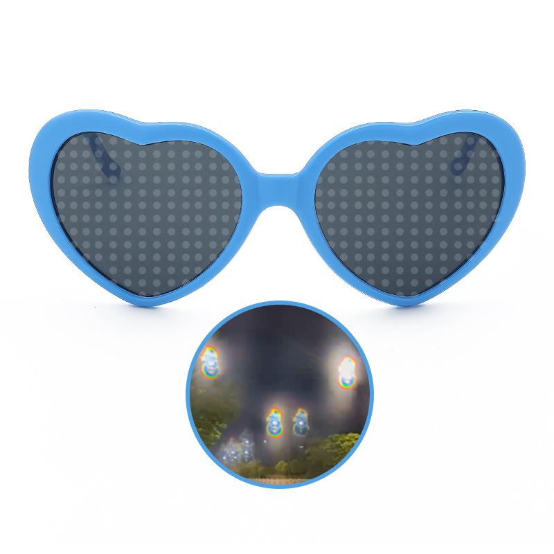 Romantic Heart-Shaped UV Protection Sunglasses - Mood Changing, Date Essential