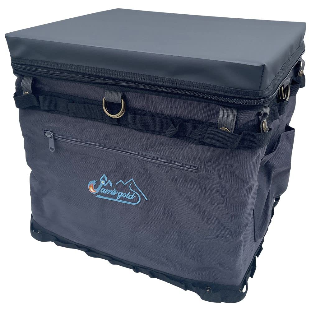 GOLD SMASHED Insulated Sheet Bag JAM S JGC-983 (GUNMETAL)