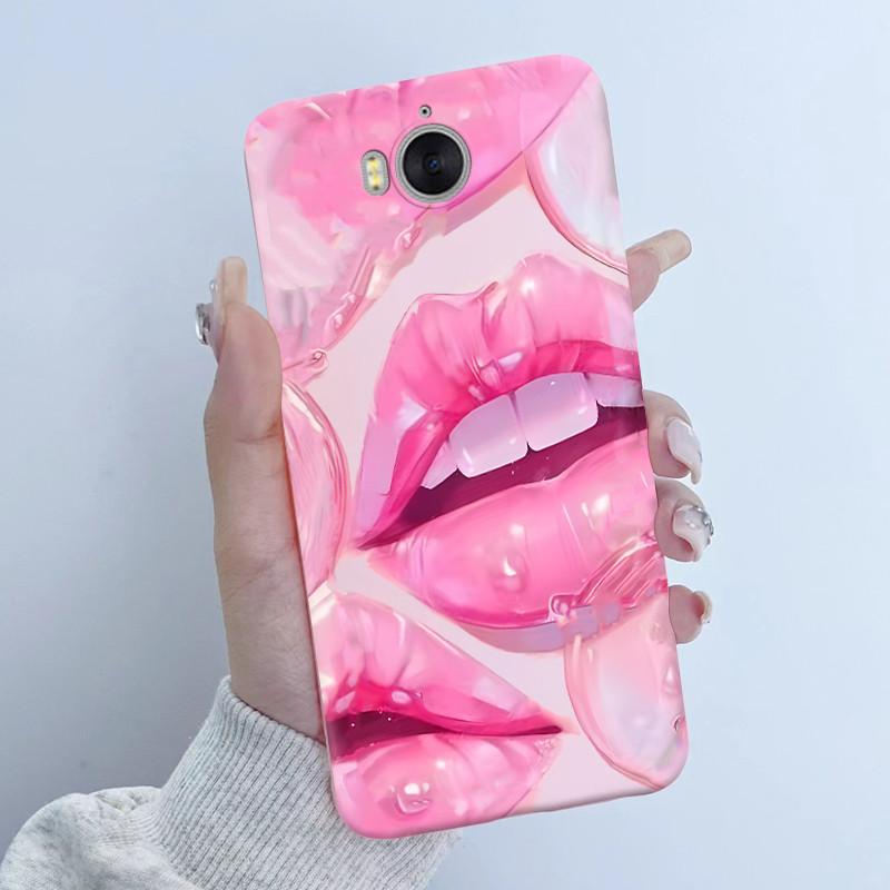 For Huawei Y5 2017 Y6 2017 Phone Case Butterfly Flower Girl New Design Soft Silicone TPU Back Housing for MYA-L22 MYA-U29 Covers