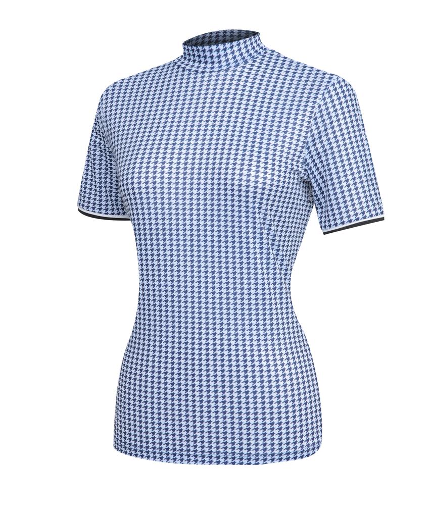 2ELA Summerlake Women'S Cooling Mock Turtleneck Short Sleeve T-Shirt 3 Colors