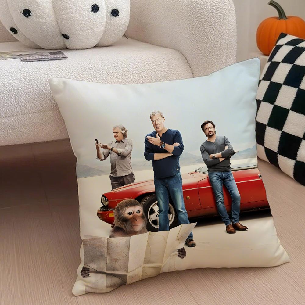 TThe Grand Tour Cushion Cover Throw Pillow Cover Hidden Button Durable Polyester Chair Cushion