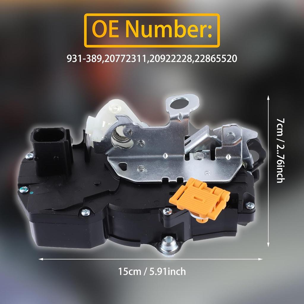 Front Right Passenger Side Power Door Lock Actuator Motor for Buick Lucerne 2006-2010 931-389 20772311 22865520 20922228 Car Door Unlocking Kit
