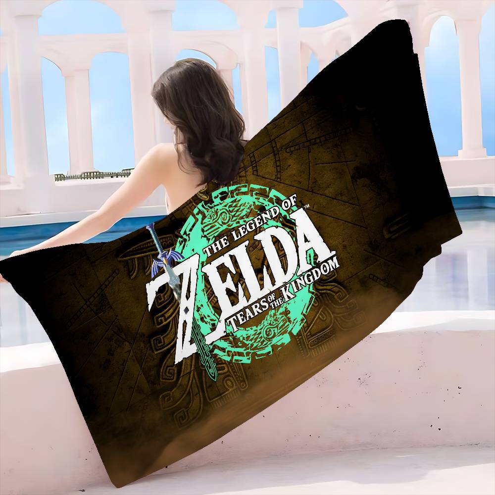 Video Game L-Legend Z-Zeldas Microfiber Beach Towel Absorbent Quick Dry Soft Yoga Swimming Resort Mountain Climbing Towel