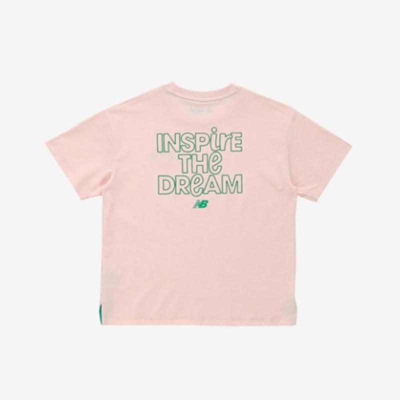 New Balance Kids Logo Point Functional Short Sleeve Tee B1 Nk9ef2102u 26 39 40 75