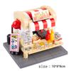 MOC Essensstand Bausteine Telefonzelle Toilette Stadt Straßenszene Pizza Hot Dog Eiswagen DIY Blumenbeet Kirche Steine Spielzeug