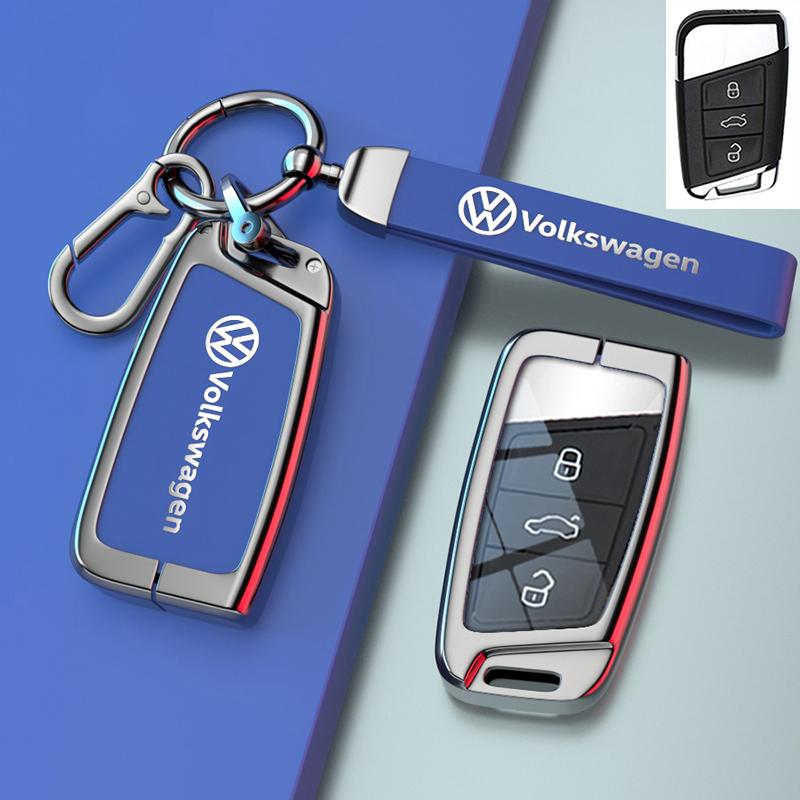 Für VOLKSWAGEN VW für Volkswagen Tiguan VW Golf 7 4 5 Mk4 6 MK7 für Skoda Octavia A7 für Seat Leon Ibiza Altea Metall Auto Schlüsselhülle