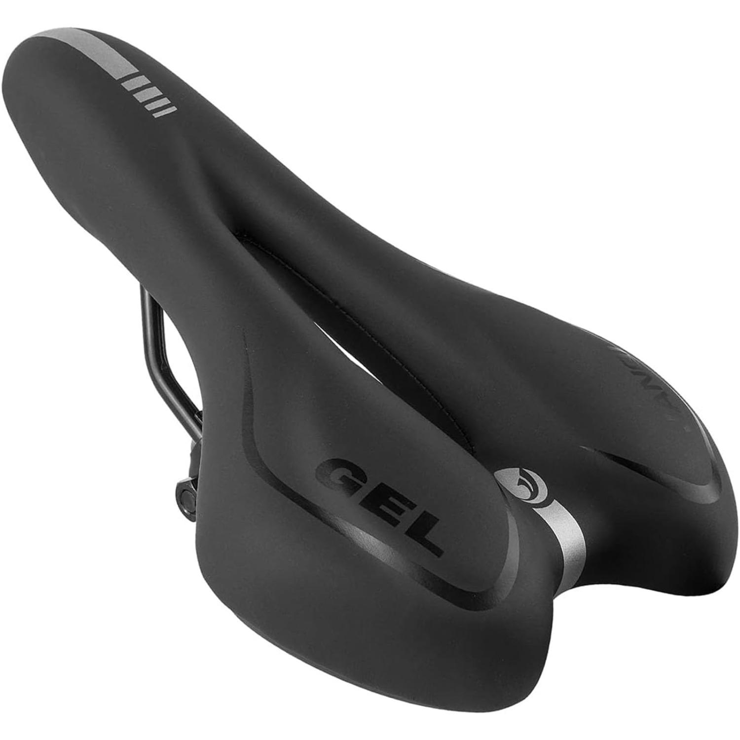 Comfortable MTB Gel Seat Mountain Bike Saddle MTB Saddle Mountain Bike Seat Gel Bikes Seats Breathable & Soft & Waterproof Bike Saddle Cushion чёрный