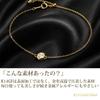 Accessories Salt DALLOZ Zirconia 14K Gold Filled Single Stone Bracelet for Women, Minimalist Dainty Adjustable Chain, Gift Box Included
