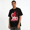 Valentine's Day Gnome Heart Print Casual Top Pure cotton T-shirt