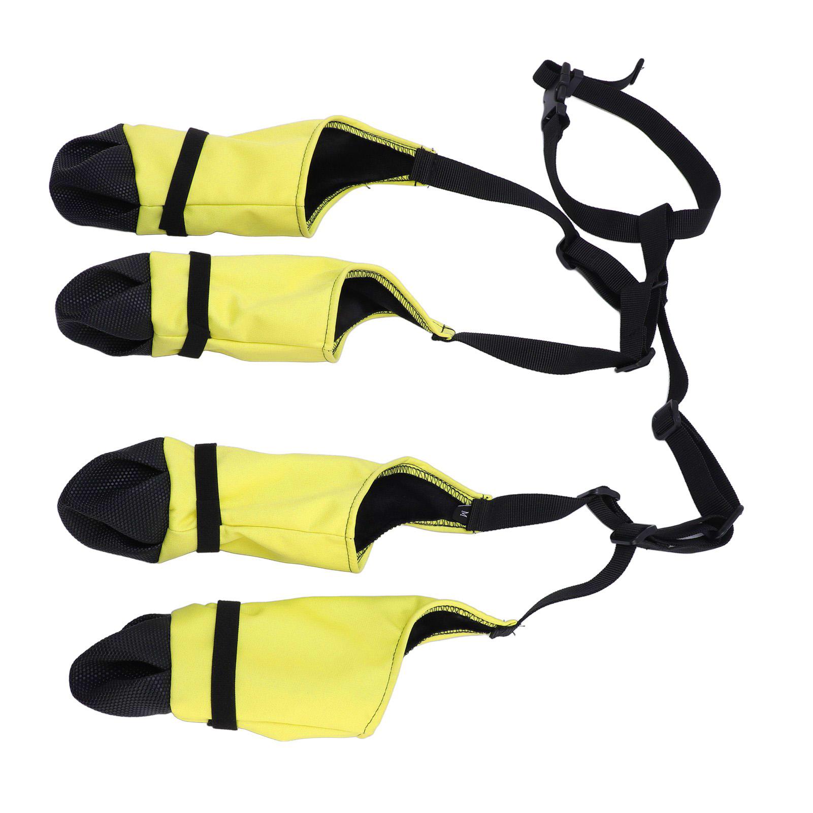 

Dog Boots Leggings Adjustable Polyester Water Resistant Anti Slip Enhanced Comfort Dog Leggings Shoes for Outdoor M