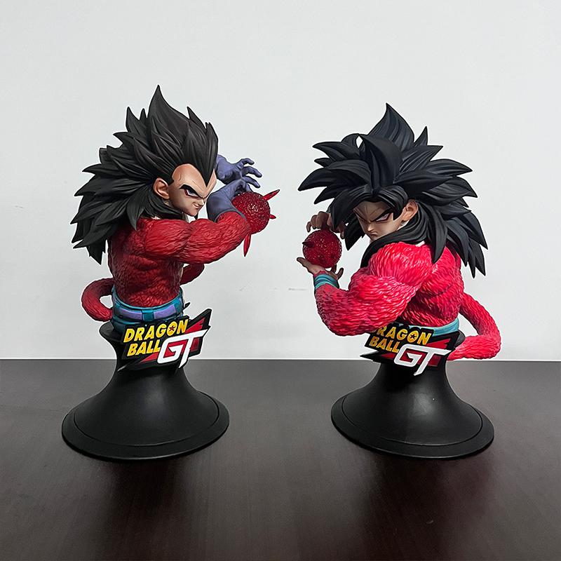 Super Saiyan 4 Vegeta Half Body Statue Anime Merchandise Trendy Toys Desktop Decoration Static Statue Surprise Gifts Collectable