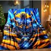 Car robots Battle Blanket Flannel Throw for Sofa, Indoor, Camping, Living Room, Office, Chair, And Bed Soft Birthday Gift