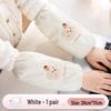 Autumn/Winter Plush Bear Sleeve Covers for Girls - Anti-Stain Long Hand Guards
