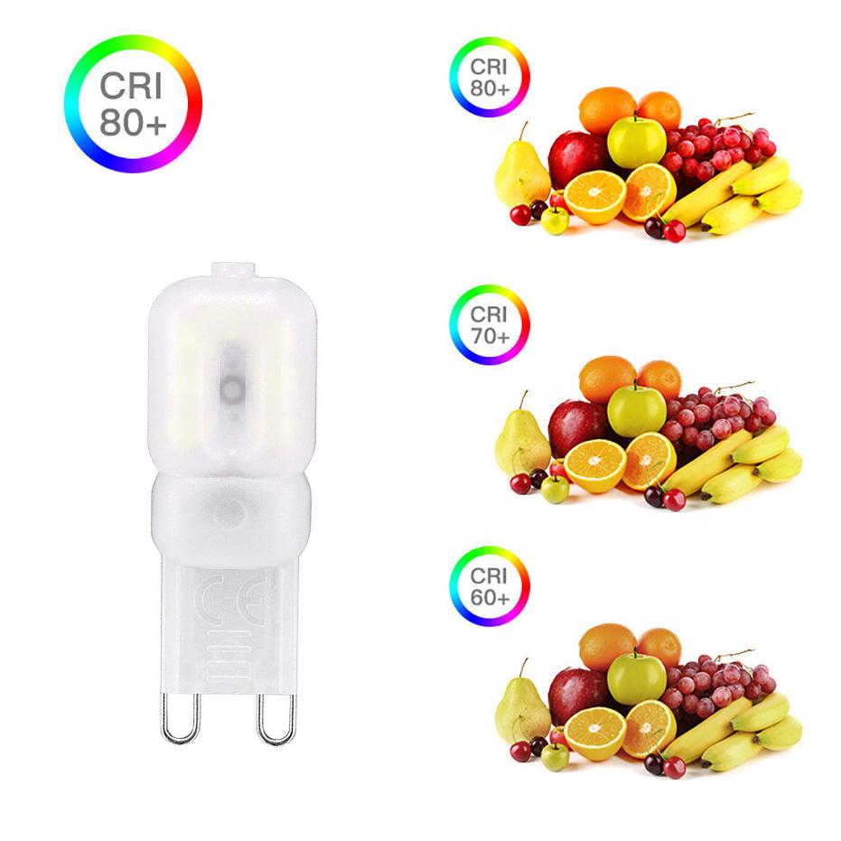 G9 LED Bulb 3W SMD2835 220V, Warm White / Cold White Non-dimmable, Flicker-Free for Crystal Chandelier, Direct Replace 30W Halogen Lamp Home Lighting