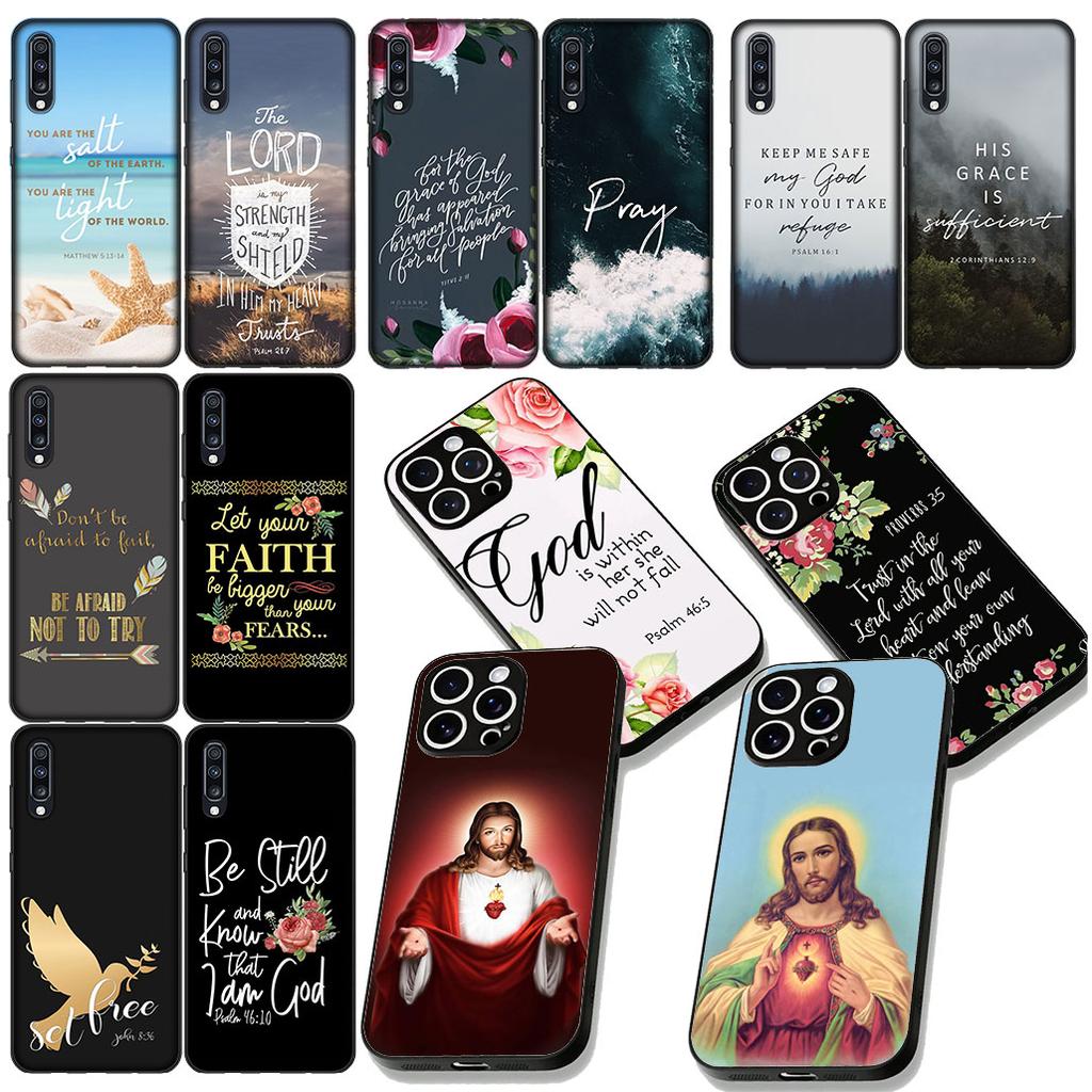 Bible Verse Jesus Christian God Flower Phone Case for Motorola Moto G86 G14 G35 G34 G45 G55 G67 G75 G85 G24 G15 G54 G57 Power