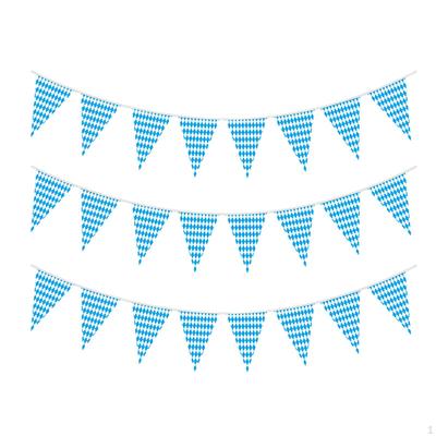 Oktoberfest Banner Bayerische Wimpel 8M Länge Multifunktionale Girlande Partyzubehör