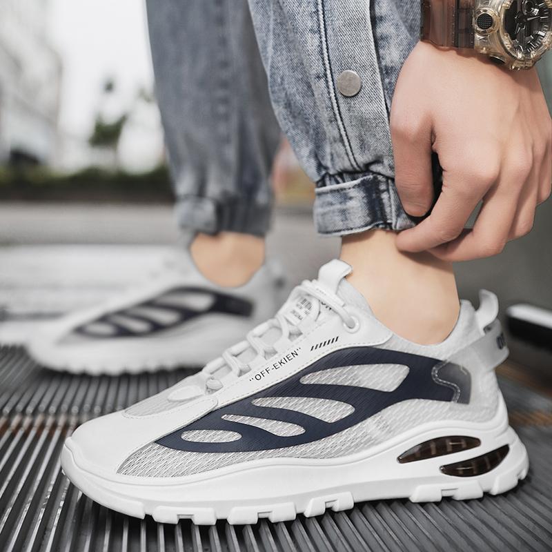Fashion Men Shoes Trend Air Cushion Sneakers Non-Slip Running Shoes High Quality Casual Shoes Breathable Fitness Training Shoes
