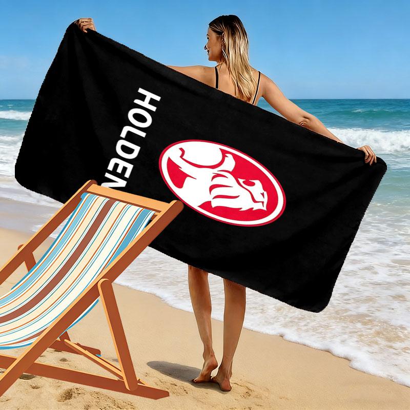 Holden Print Beach Towel, Large Soft Quick Dry Towel for Beach Camping Swimming