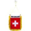Fanion - AZ FLAG - Suisse - 15x10cm - Polyester - Rouge - Mixte