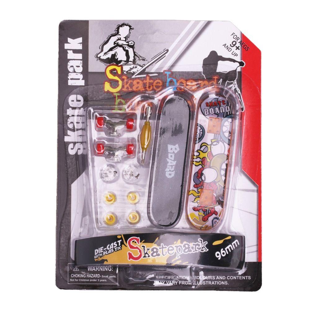 Creative Finger Skateboard Scrub Non-slip Professional Mini Skateboard Toy Finger Skate Board Tabletop Toys