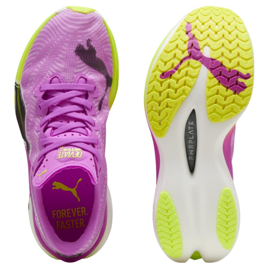 Puma Deviate Nitro Elite 3 Pure Magenta Yellow Alert Women Sneakers Purple 309810-04