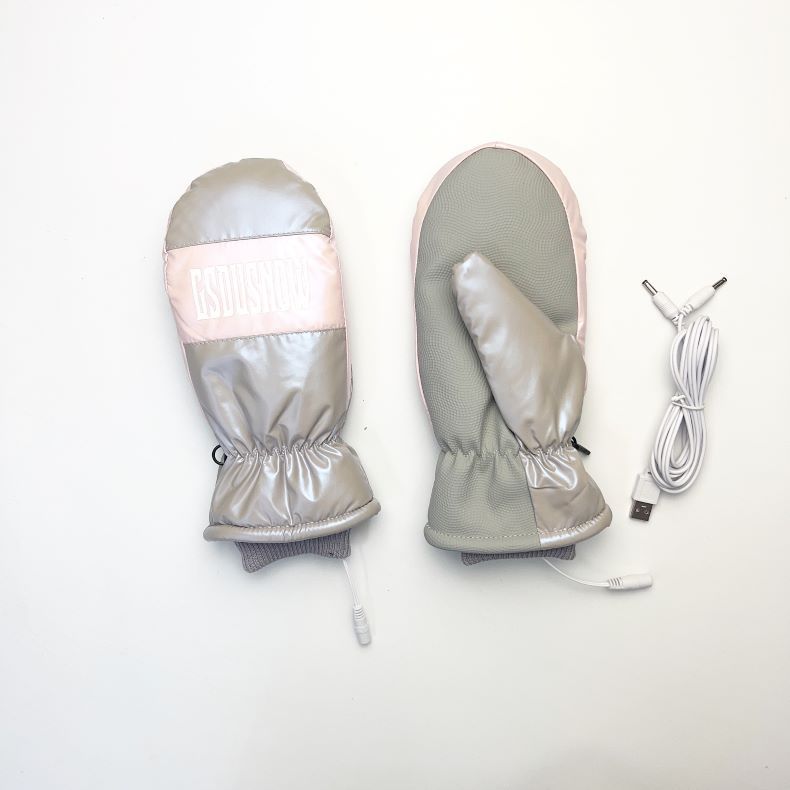 USB Elektrisch Beheizte Ski-Fäustlinge Outdoor-Sportarten Wasserdicht, Winddicht und Warm Hochwertiges Gewebe Plus Samt und Verdickung