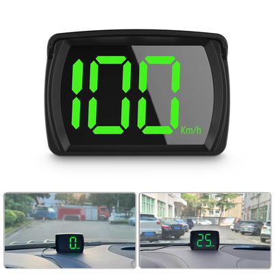 Auto HUD Head-up-Display KM GPS Digitaler Tachometer mit 2,8-Zoll-LED-Bildschirm für Auto LKW SUV (USB-Stromversorgung)