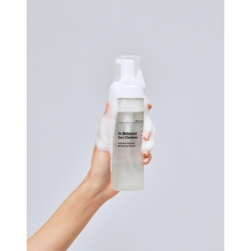 Zero Cleanser for Normal to Dry Skin 200ml - Mildly Acidic Bubble Foam Cleansing