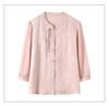 Spring 2026 Chiffon Jacquard Top for Middle-Aged and Elderly Women