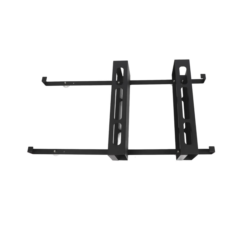 Wall Shower Shelf Large Space Metal Hanging Shower Organizer Rack with Suction Cup for Bathroom