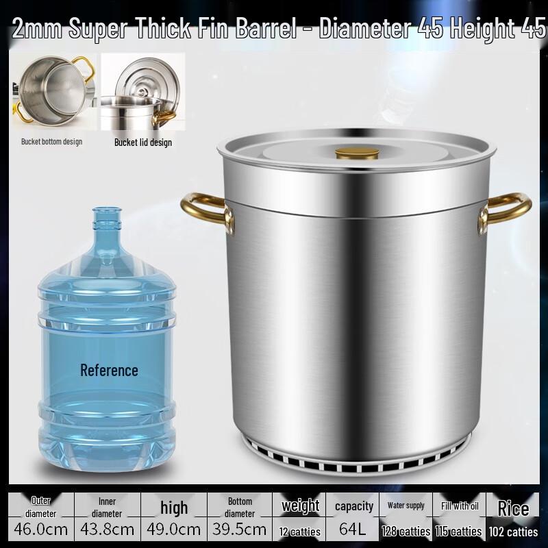 Yude 304 Stainless Steel Commercial Gas-Saving Stockpot