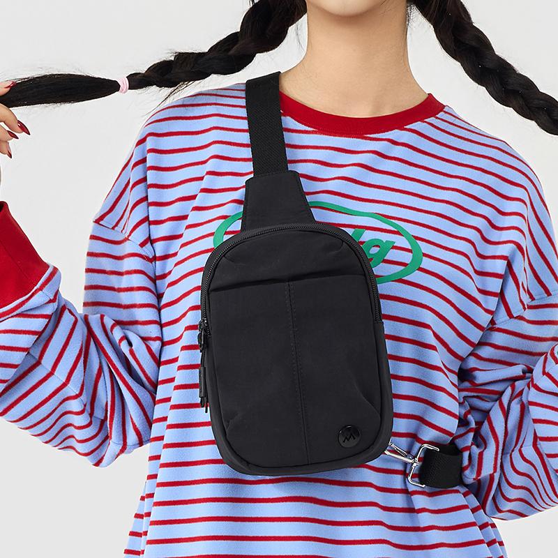 Outdoor Lightweight Crossbody Bag Travel Shoulder Bag Women's Nylon Chest Bag