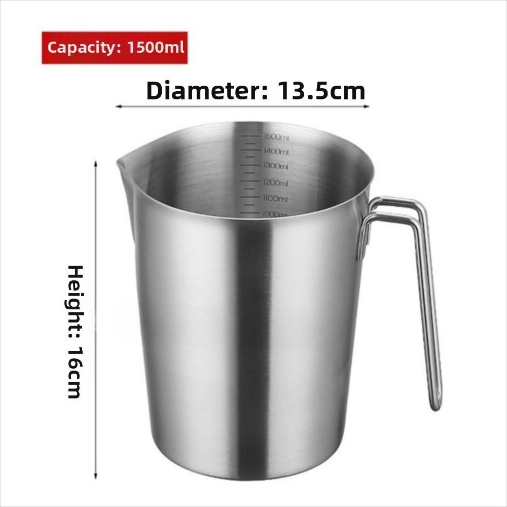 Thickened Laboratory Beaker Inner Scale Design Liquid Pull Flower Cup Measuring Cups Kitchen Tool