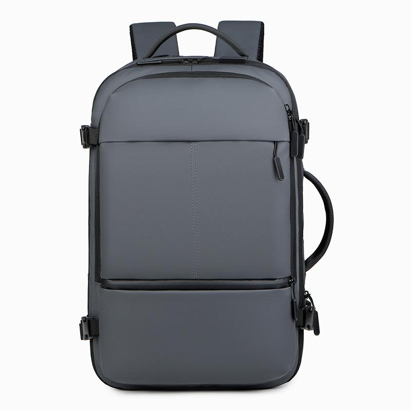Men's Business Expansion 17 Computer Bag Travel Luggage Multi-functional Large Capacity Backpack