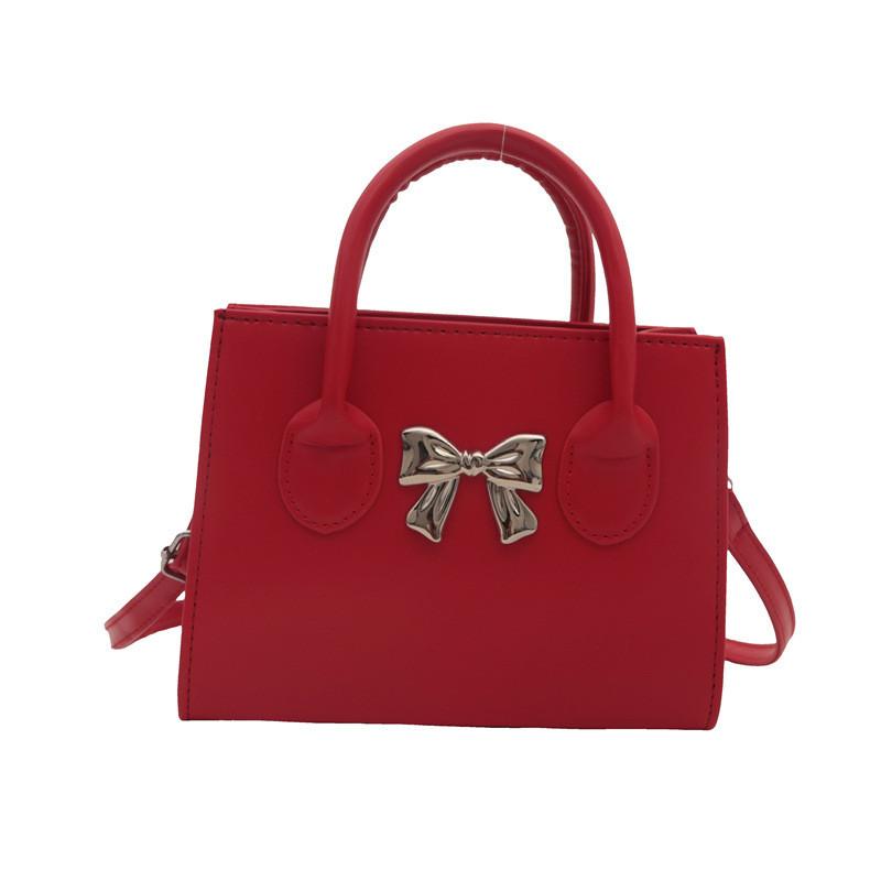 Trendy 2024 Autumn New Fashionable Crossbody Bag Elegant Retro Small Tote Bag красный