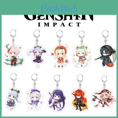 Hochwertiger Genshin Impact Acryl Schlüsselanhänger Anime Cartoon Kawaii Schlüsselanhänger Anhänger