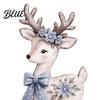 Indoor Festive Atmosphere Props 7Pcs Christmas Snowman Tree Reindeer Figurines 2D Wooden Tiered Tray Elk Decor Decor Rustic Farmhouse Tabletop