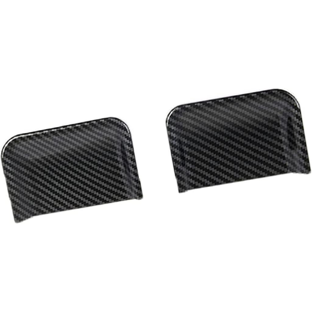 Korlot kolfiber inre bakdörrhandtagsskålskydd lister tillbehör för Ford F150 2021+, för 2023 F250 F350 Super Duty (Bakdörr)