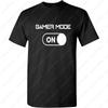 Gamer Mode On Tshirt Video Graphic Gaming Mens and Teens Funny Tees Game Boy Love Gift Casual Unique Leisure Novelty Cotton Tops