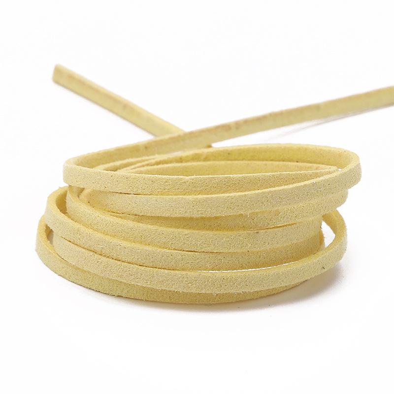 Korean suede rope for DIY jewelry making, 3mm braided wire for bracelets and necklaces. Add a touch of handmade to your accessories!